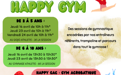 Stage Happy GYM avril 2026