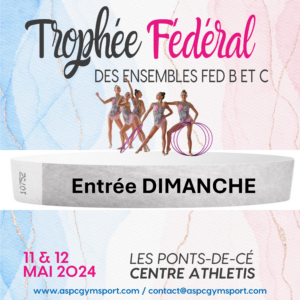 Entrée Trophée GR 2024 - Dimanche 12 mai 2024
