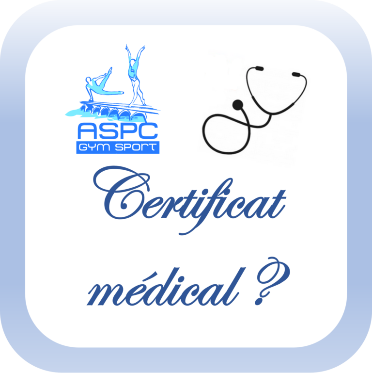 ASPC GYMSPORT Procédure Certificat Médical