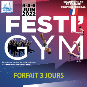 Forfait 3j FestiGYM 2022
