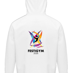 SWEAT blanc floqué FestiGym