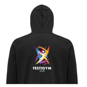 SWEAT noir floqué FestiGym