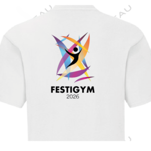 T-Shirt blanc floqué FestiGym