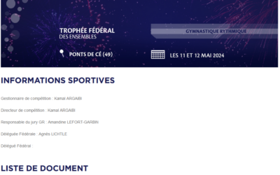 Informations sportives sont disponibles