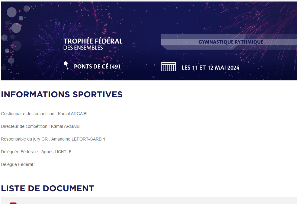 Documents FFGYM Trophée Fédéral B&C Ponts de Cé