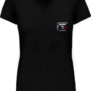 Tee-shirt Noir COL V devant tricolore Trophée Fédéral GR 2024